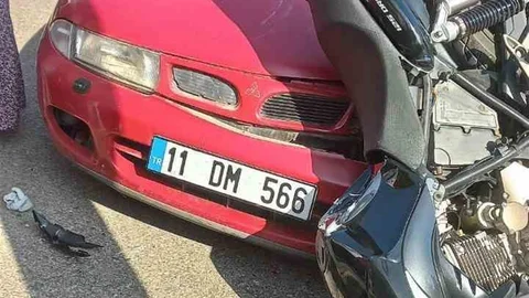 Antalya'da Motosiklet Kazası