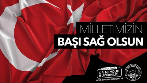 Kayseri'de Şehit Askerler İçin Başsağlığı Mesajı