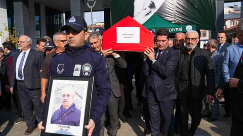 Zabıta Memuruna Veda Töreni