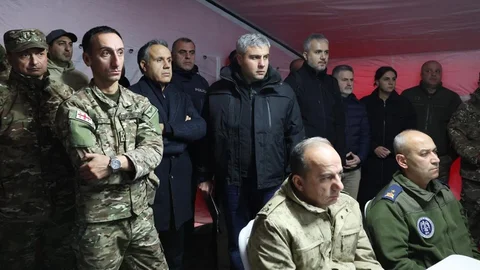 Gürcistan'da Askeri Uçak Kazası