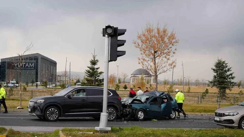 Erzurum'da Zincirleme Kaza