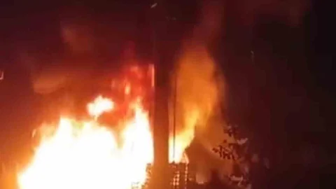 Bursa'da Trafo Yangını