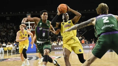 Mersin Spor, Avrupa Şampiyonlar Ligi’nde Evinde Malaga’dan Fark Yedi: 77-100