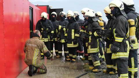 Erzincan'da İtfaiyecilik Eğitimi