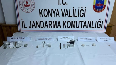 Konya'da Uyuşturucu Operasyonu