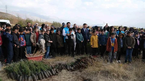 Erzincan'da Fidan Dikimi Etkinliği