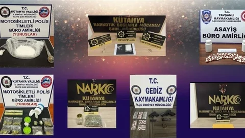 Kütahya'da Uyuşturucu Operasyonları Devam Ediyor