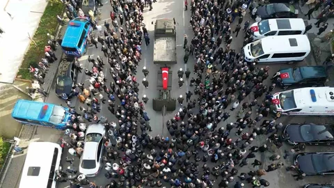 Bursa'da Şehit Uğurlaması