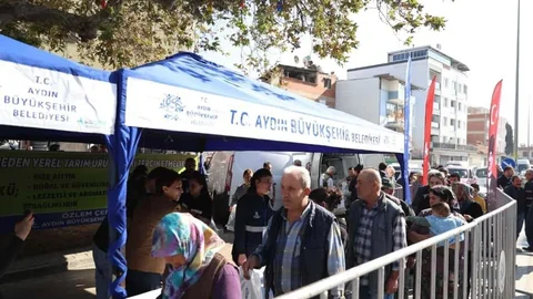 Aydın'da Kışlık Fideler Dağıtıldı