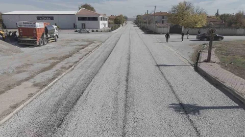 Alaca'da Asfaltlama Çalışmaları Başladı