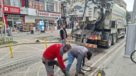 Bayburt'ta Altyapı Çalışmaları Devam Ediyor