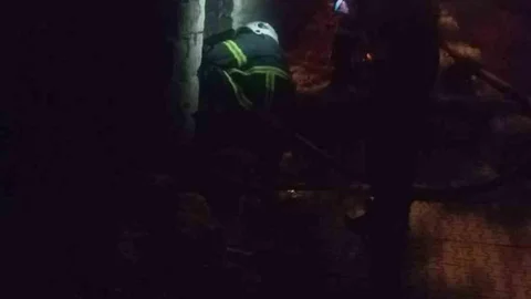 Adıyaman'da Metruk Ev Yangını