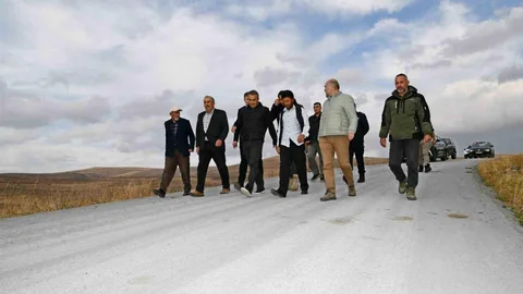 Ardahan'da Köy Yolu Denetimi