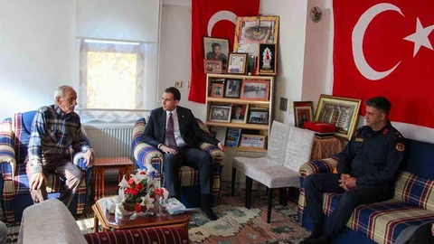 Hisarcık'ta Şehit Ziyareti