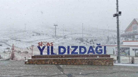 Yıldız Dağı’nda Kar Yağışı