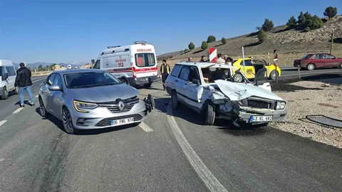 Hisarcık'ta Trafik Kazası