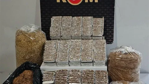 Uşak'ta Kaçak Tütün Operasyonu