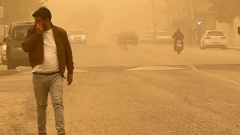 Şanlıurfa'da Toz Bulutu Etkisi