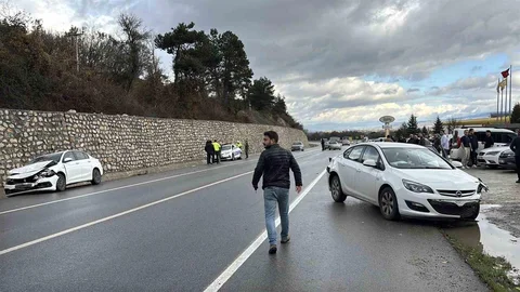Bolu'da Zincirleme Kaza