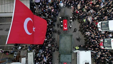 Sakarya'da Şehit Uğurlandı