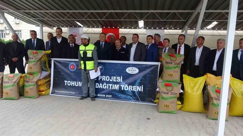 Kilis'te Tohum Dağıtımı Yapıldı