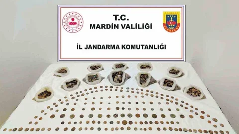 Mardin'de Tarihi Sikkeler Ele Geçirildi