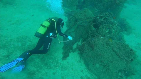 Çanakkale'de Hayalet Ağ Temizliği