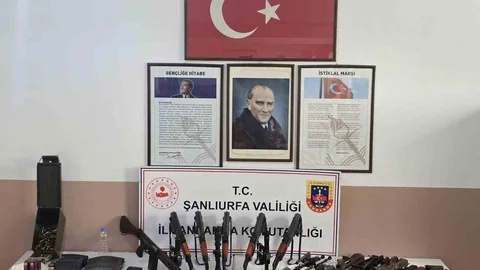 Şanlıurfa'da Silah Kaçakçılığı Operasyonu