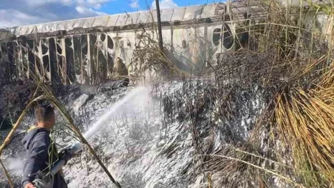 Bozyazı'da Sabah Yangını Seraları Küle Çevirdi: Dere Kenarında Çıkan Yangın Seralara Sıçradı!