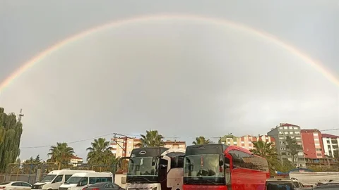 Sinop'ta Gökkuşağı Görüntüsü