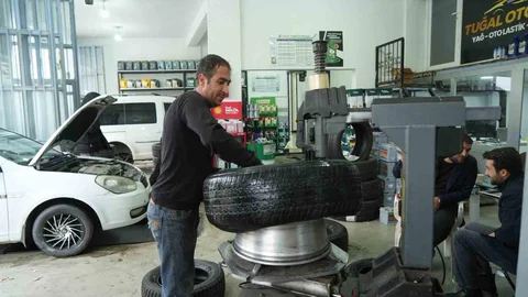 Çavuştepe’ye Kar Yağdı