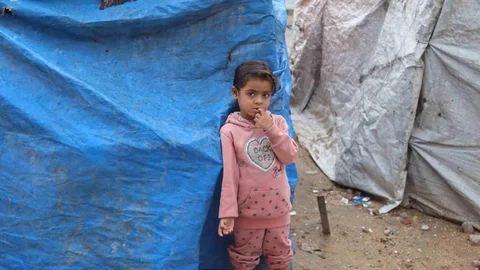 Gazze'de Şiddetli Yağışlar Yaşanıyor