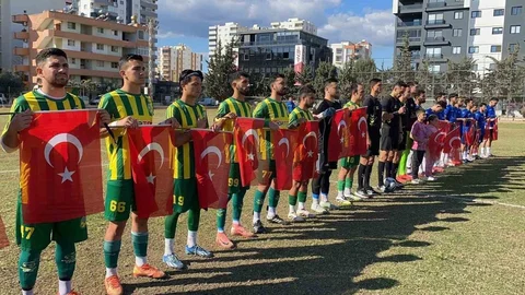 Mersin Futbol Takımlarından Milli Dayanışma: Bayraklarla Şehitlere Vefa