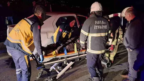 Hatay'da Trafik Kazası: 4 Yaralı