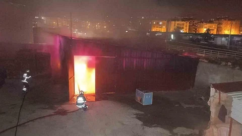 Hatay'da Yangın Olayı
