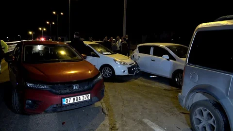 Antalya'da Zincirleme Kaza