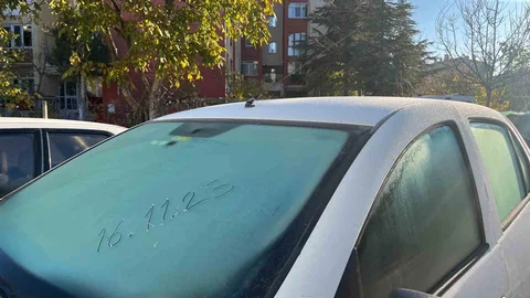 Eskişehir'de Kırağı Oluşumu