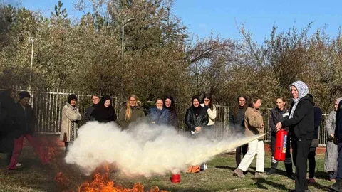 Eskişehir'de Yangın Eğitimi
