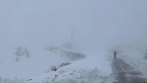 Şırnak'ta Kar Kalınlığı 20 Santimetreyi Aştı