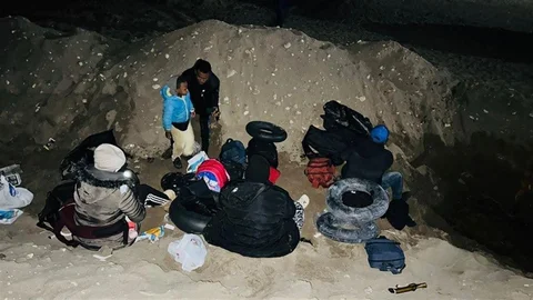 İzmir'de Düzensiz Göçmen Operasyonu