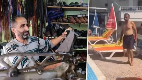 Susanoğlu Tatilinde Çekti: "fakirin Atlayışı da Fakir" Adanalı Boyacıdan Viral Bomba!