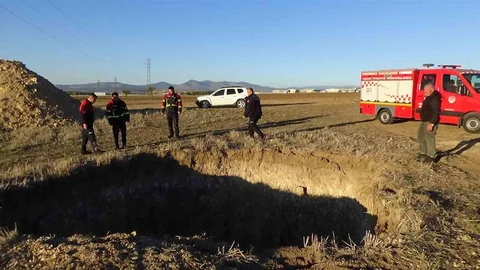 Uşak'ta Keçi Kurtarma Operasyonu