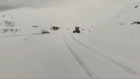 Siirt'te Kar Yağışı Etkili Oldu