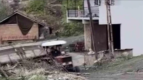 Amasya'da Traktör Römorku Devrildi