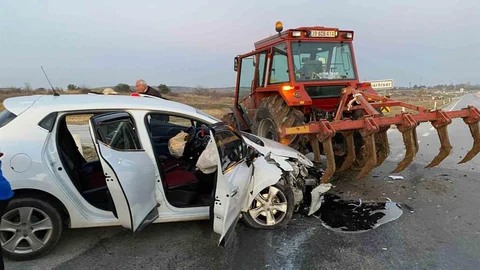 Kırklareli’de Trafik Kazası Meydana Geldi