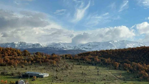 Bingöl'de Kar Manzarası