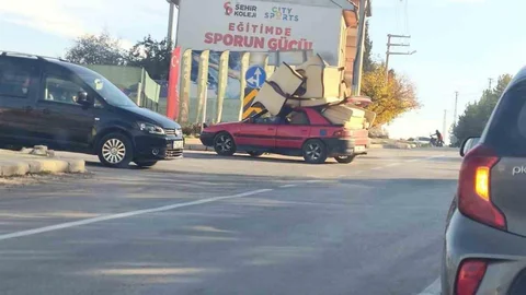 Eskişehir'de Koltuk Taşıma Olayı