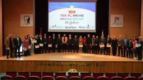 KBÜFEST’e Teşekkür Belgesi Verildi