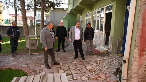 İsmetpaşa Camii Çevresi Yenileniyor