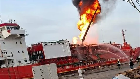 Türk Tanker Gemisi Vuruldu